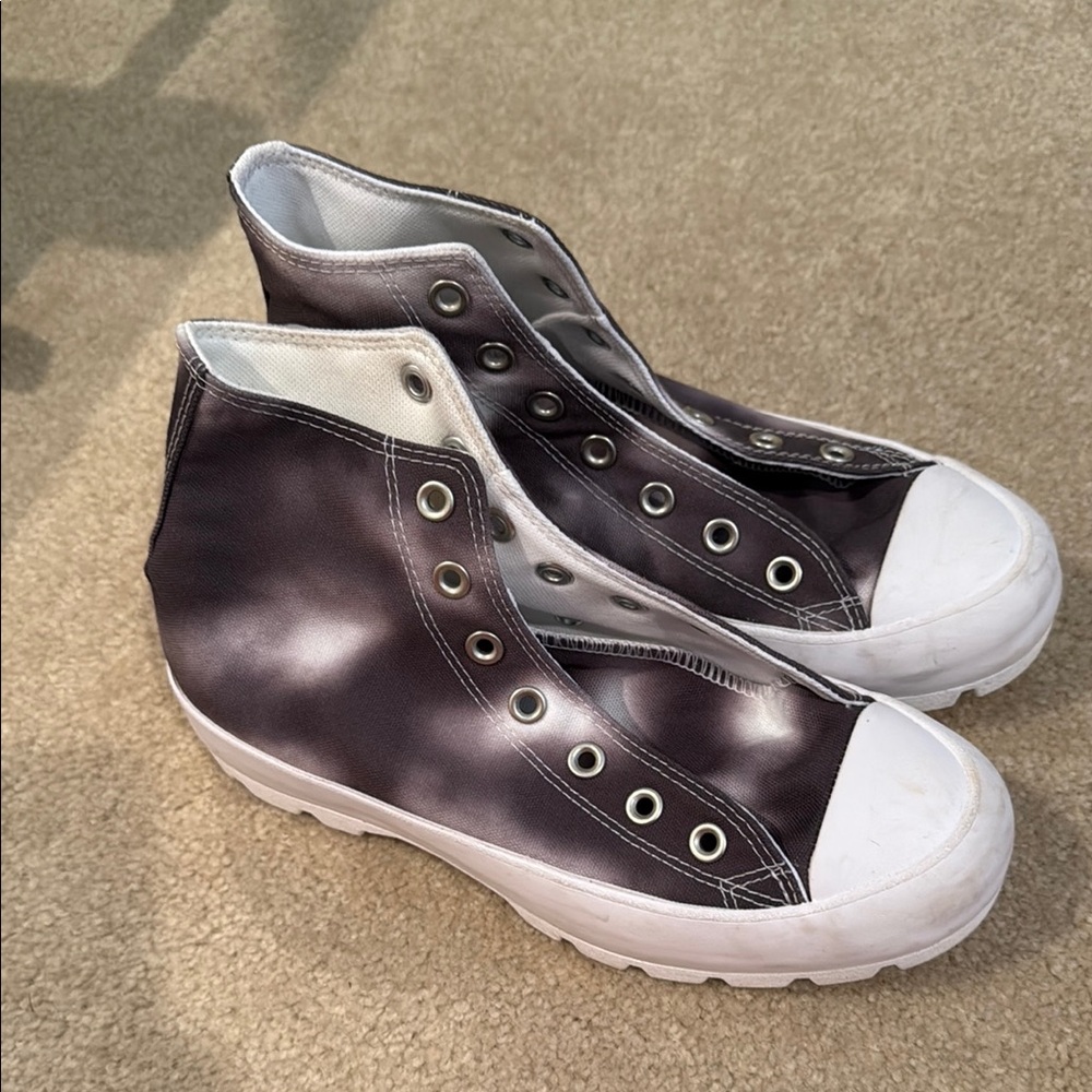 Converse CTAS Lugged Hi Platform Tie Dye Sneakers